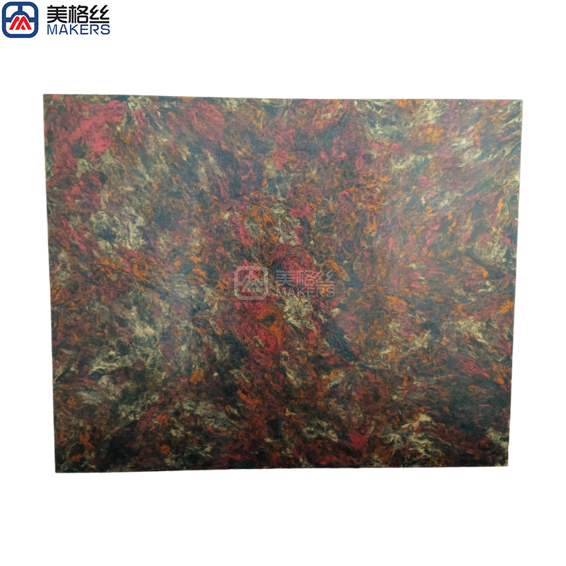 new orange/yellow multicolor forged carbon fiber plate/sheet