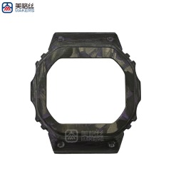 purple forged carbon fiber watch case carbon fiber parts