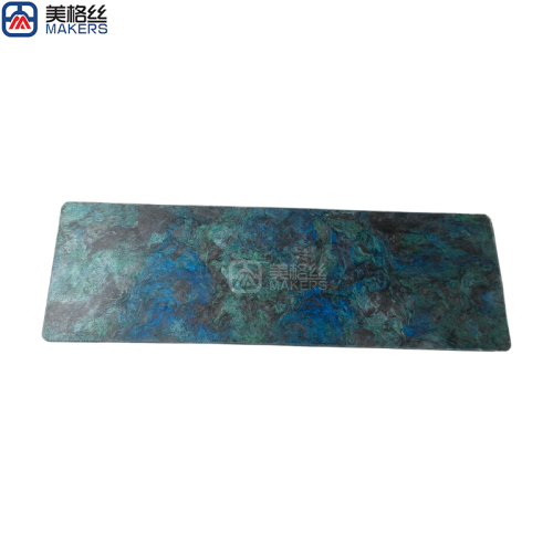 new blue/green forged carbon fiber plate/sheet colored forged carbon fiber custom forged carbon fiber