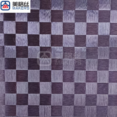 colored eletroplated spread tow fabric