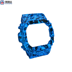 blue luminous forged carbon fiber watch case carbon fiber parts