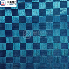 colored eletroplated spread tow fabric