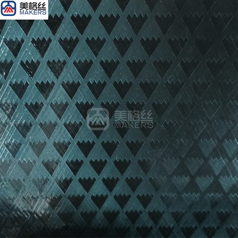 Pattern carbon fiber mesh prepreg