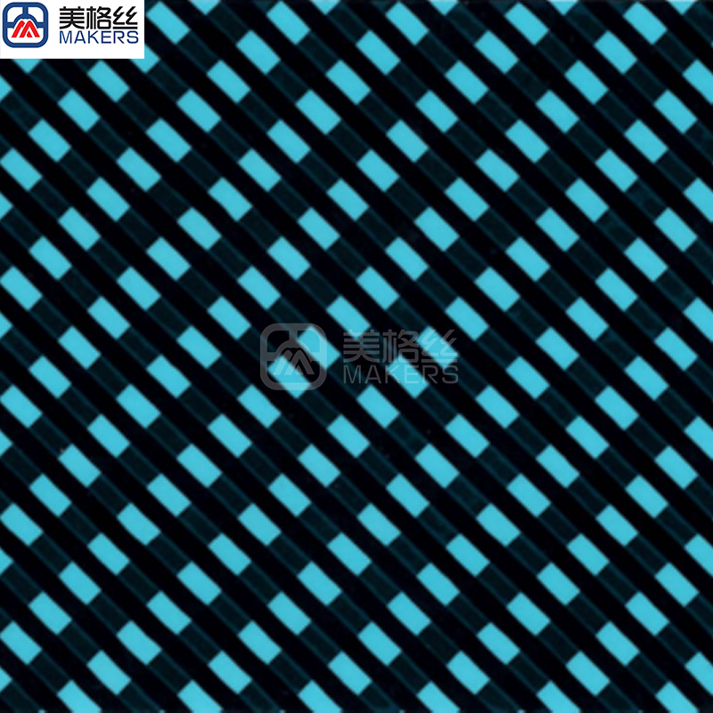 Pattern carbon fiber mesh prepreg