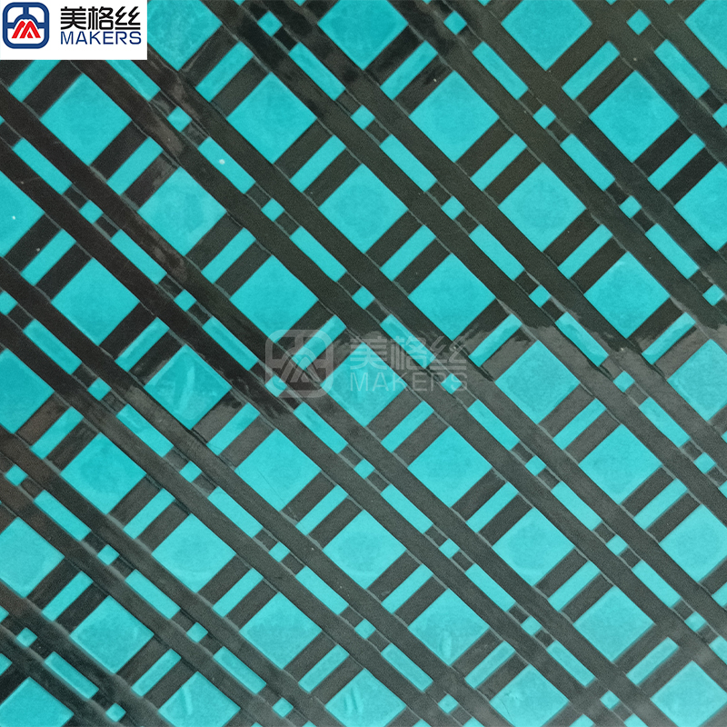 Pattern carbon fiber mesh prepreg