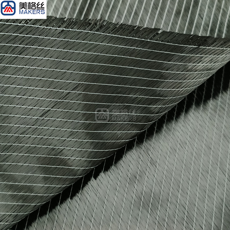 100gsm +45°/-45° Biaxial carbon fiber fabric reinforcement 1.27m width
