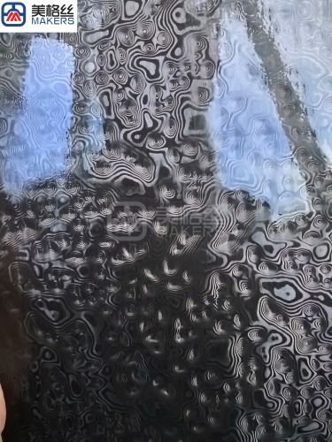unique customized black forged carbon fiber sheet/plate/board