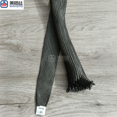 3k 30mm excellent quality carbon fiber sleeve braided sleeving rod sleeve cable sleeve protective sleeving