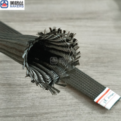 3k 20mm excellent quality carbon fiber sleeve braided sleeving rod sleeve cable sleeve protective sleeving