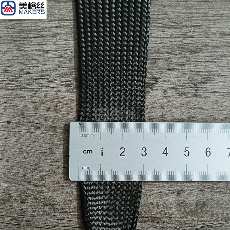 3k 30mm excellent quality carbon fiber sleeve braided sleeving rod sleeve cable sleeve protective sleeving