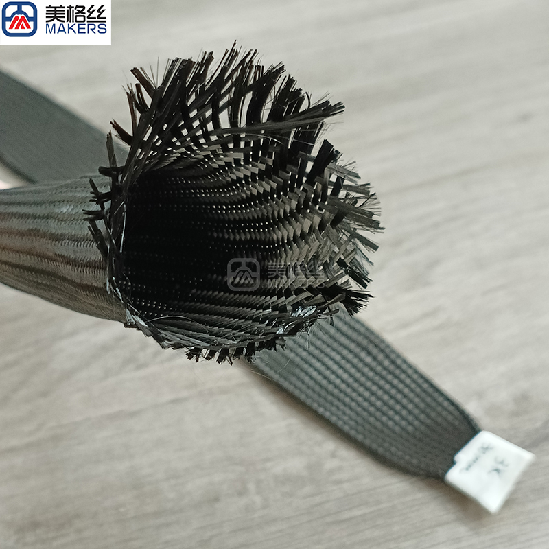 3k 30mm excellent quality carbon fiber sleeve braided sleeving rod sleeve cable sleeve protective sleeving