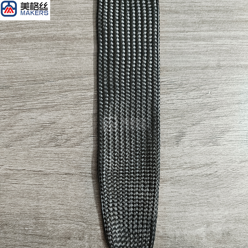 3k 30mm excellent quality carbon fiber sleeve braided sleeving rod sleeve cable sleeve protective sleeving