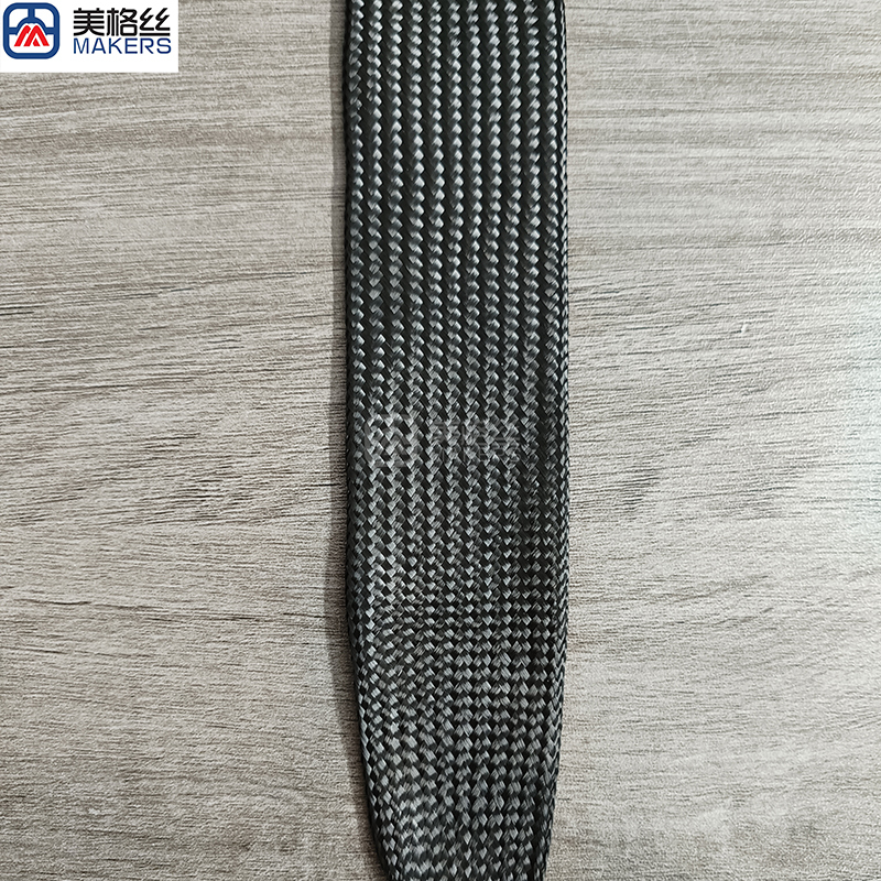 3k 30mm excellent quality carbon fiber sleeve braided sleeving rod sleeve cable sleeve protective sleeving