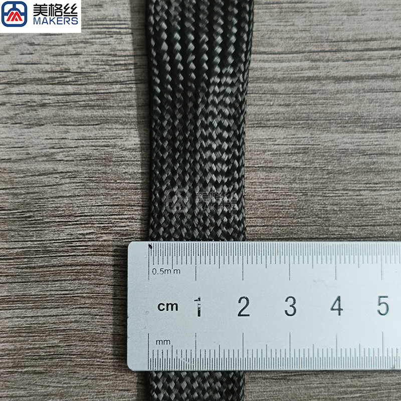 3k 20mm excellent quality carbon fiber sleeve braided sleeving rod sleeve cable sleeve protective sleeving