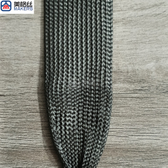 3k 40mm excellent quality carbon fiber sleeve braided sleeving rod sleeve cable sleeve protective sleeving