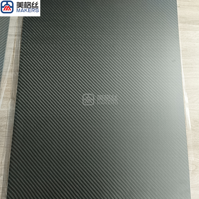 custom matte finished twill weave carbon fiber sheet/plate