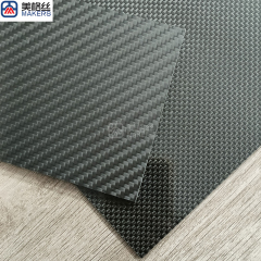 custom matte finished twill weave carbon fiber sheet/plate