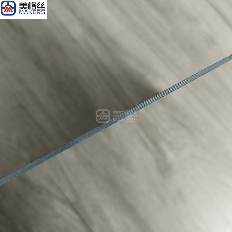 custom glossy finished plain weave carbon fiber sheet/plate 2mm thick