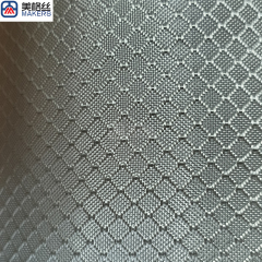 3K 220gsm diamond pattern electroplated fiberglass fabric in silver