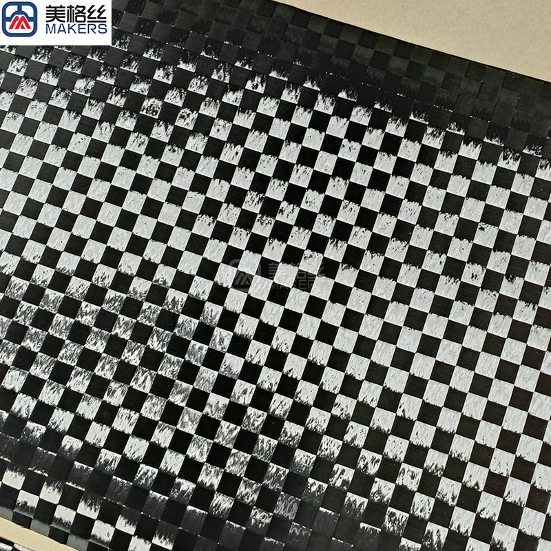 24K 206gsm 16x16mm plain spread tow carbon fiber fabric