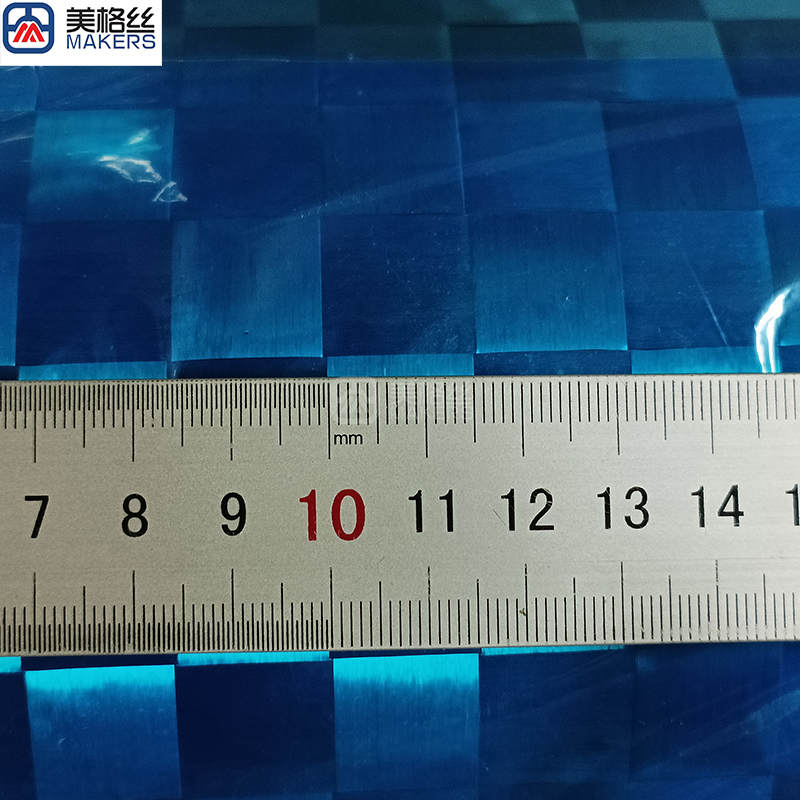 12K 100gsm 16x16mm plain weave silver electroplated carbon fiber spread tow carbon fiber fabric