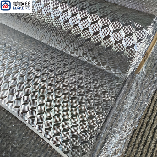 3k 220gsm 3D cube sliver eletroplated fiberglass fabric