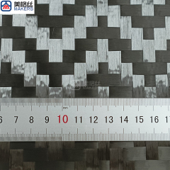 12K 200gsm | 8x8 | Wave pattern |Stabilized spread tow carbon fiber fabric