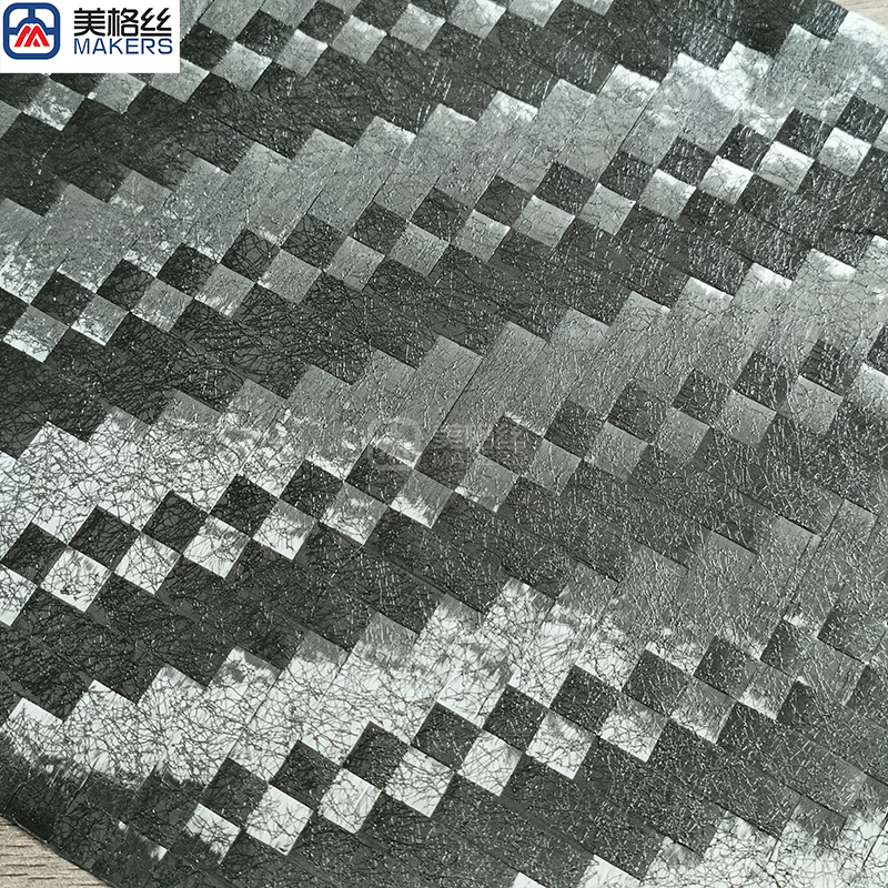 12K 200gsm | 8x8 | Braided Twill pattern |Stabilized spread tow carbon fiber fabric