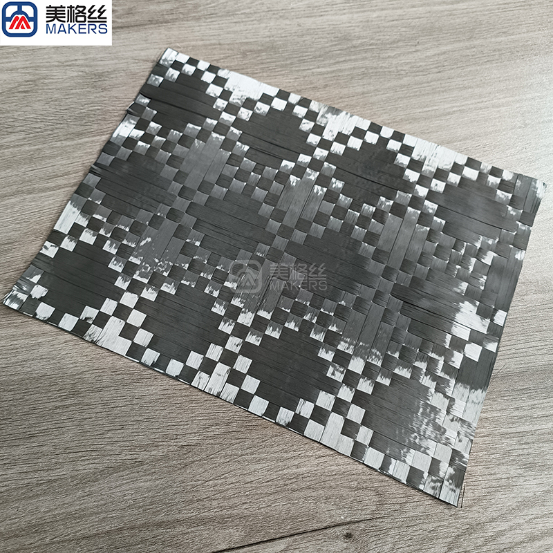 12K 200gsm | 8x8 | Large diamond pattern |Stabilized spread tow carbon fiber fabric