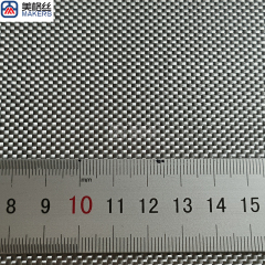 3k 300gsm plain weave eletroplated fiberglass fabric in silver