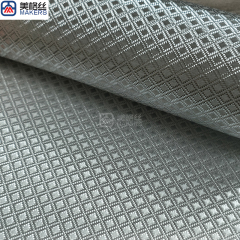 3K 220gsm square pattern E-Glass Fabric eletroplated fiberglass fabric in silver