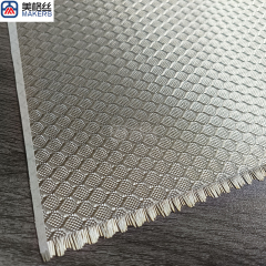 3k 220gsm 3D cube E-glass fabric eletroplated fiberglass fabric in gold