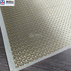 3k 220gsm coffee bean E-glass fabric eletroplated fiberglass fabric in gold
