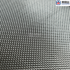 3k 300gsm plain weave eletroplated fiberglass fabric in silver