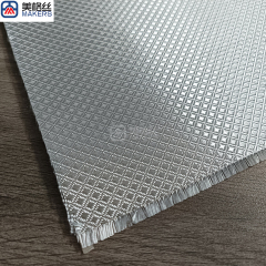 3K 220gsm square pattern E-Glass Fabric eletroplated fiberglass fabric in silver