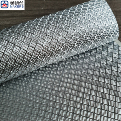 3K 220gsm diamond pattern E-Glass Fabric eletroplated fiberglass fabric in silver