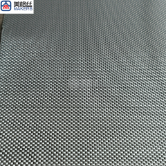 3k 300gsm plain weave eletroplated fiberglass fabric in silver
