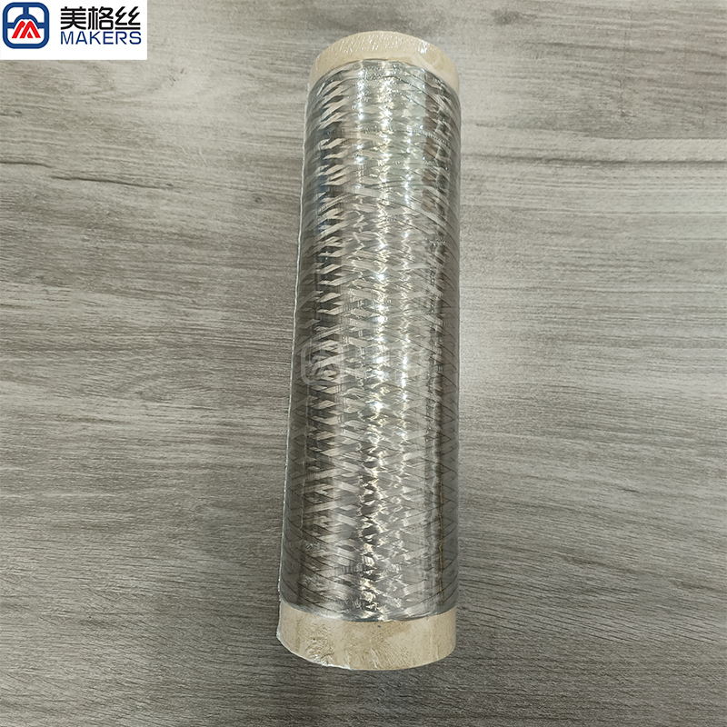 Nickel coated carbon fiber yarn Metalized carbon