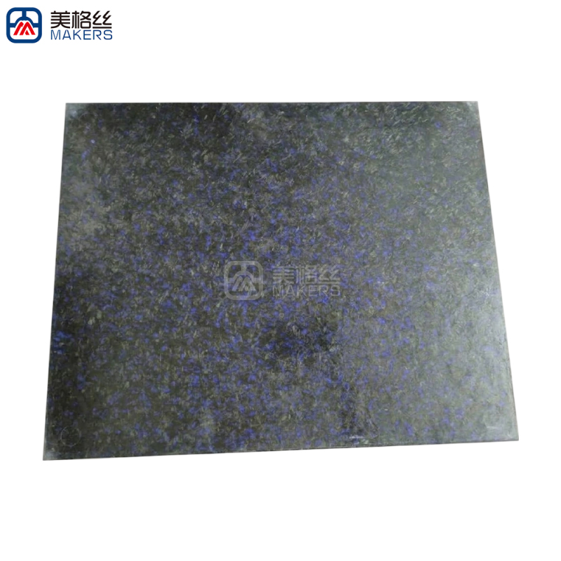 Purple Meteorite Forged Carbon Fiber Sheet