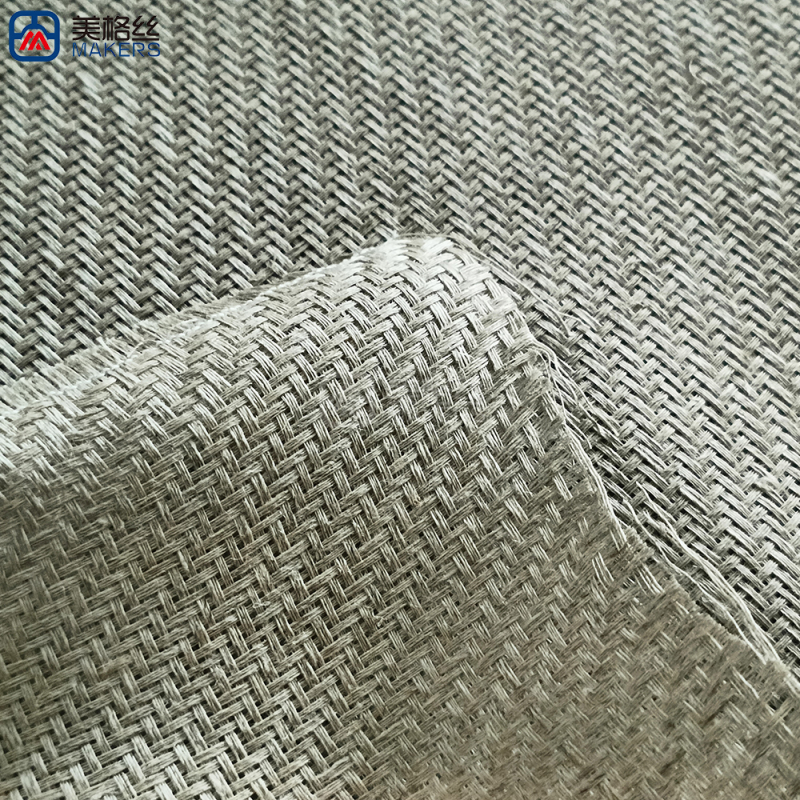 200gsm Twill Flax Fabric Natural Fiber Woven Fabric Reinforcement