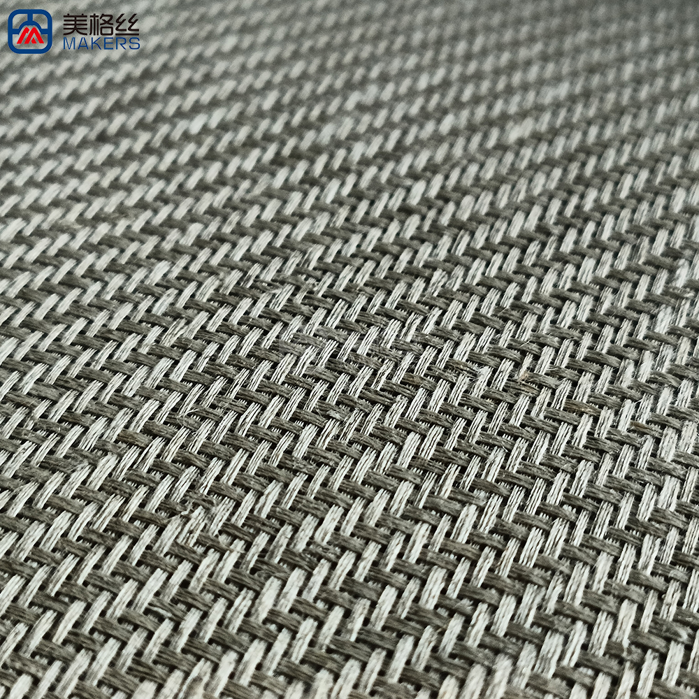 200gsm Twill Flax Fabric Natural Fiber Woven Fabric Reinforcement