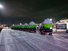 Minus 25 Degrees！！！Chengli sewage suction truck was successfully delivered to the customers in Liaoning!