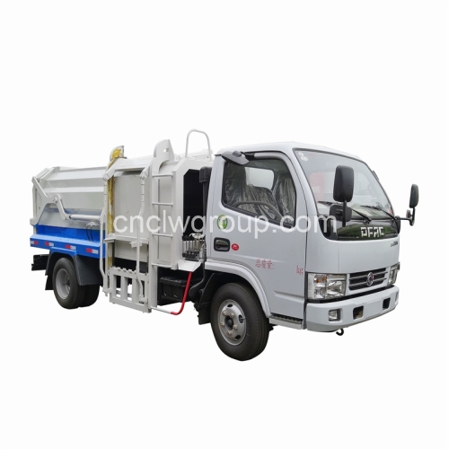 CLW 5m3 side loader hanging barrel lifter garbage truck