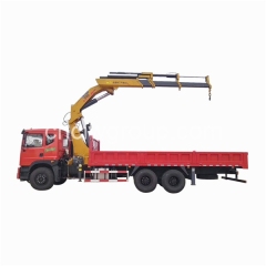 Dongfeng 10 Wheeler Boom Truck with 12 Ton Articulated Crane