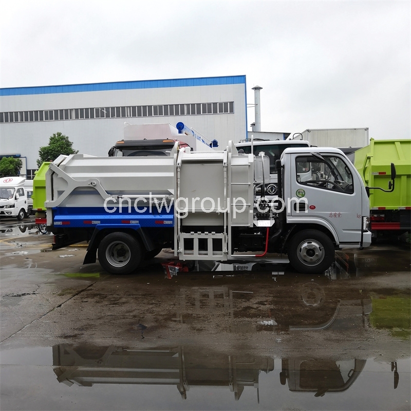 CLW 5m3 side loader hanging barrel lifter garbage truck