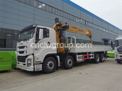 ISUZU 8x4 12W Boom Truck with XCMG 16 Ton Crane