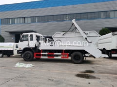 7cbm skip loader swing arm garbage truck