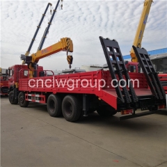 8x4 Flatbed Truck mounted 8 Tons Boom Crane