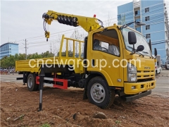 ISUZU 5 ton Crane Truck with Drilling Auger