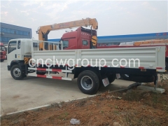 HOWO 4x2 Boom Truck with 4 Tons Crane